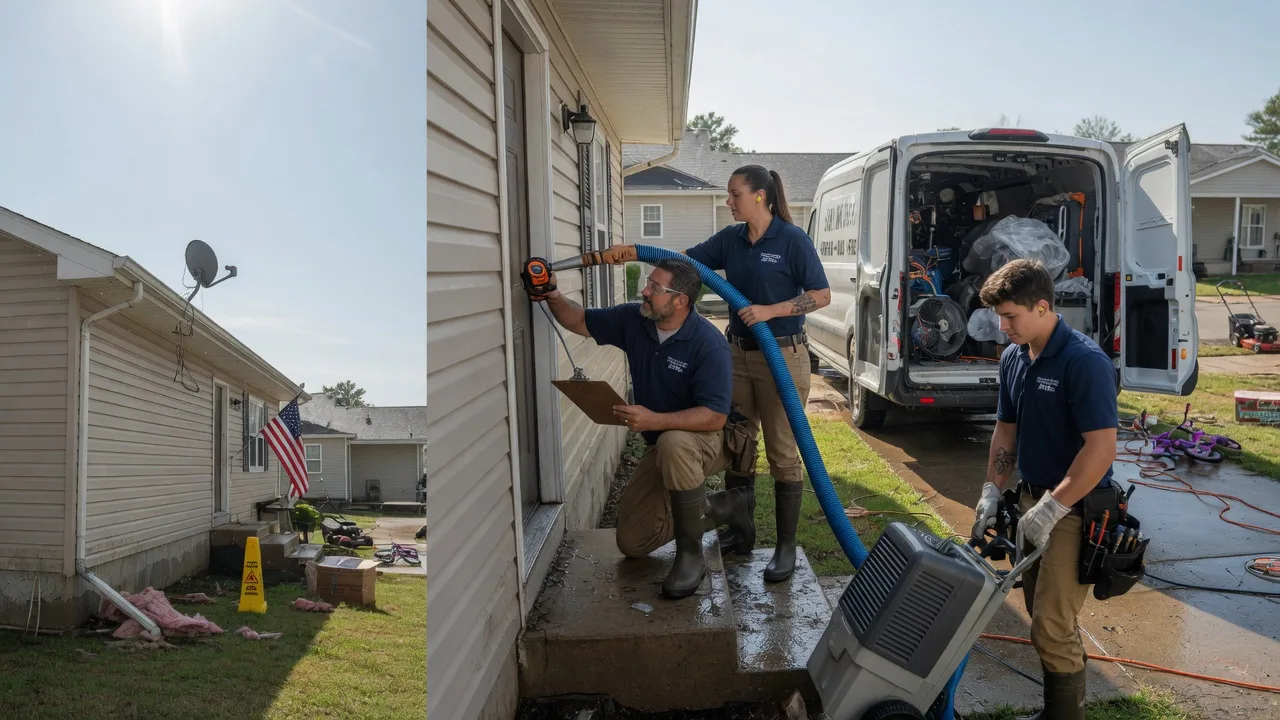 Ceiling Water Damage Restoration in Cuba, MO near me
